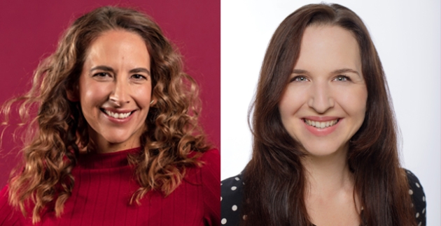 Cosnova: "Wo ein Wille ist, ist auch ein Weg" - Isabelle Tambue (l., Director Essence) und Katrin Steinbach (Technical Unit Expert Corporate Responsibility bei Cosnova) - Quelle: Mareen Fischinger; Petra A. Killick